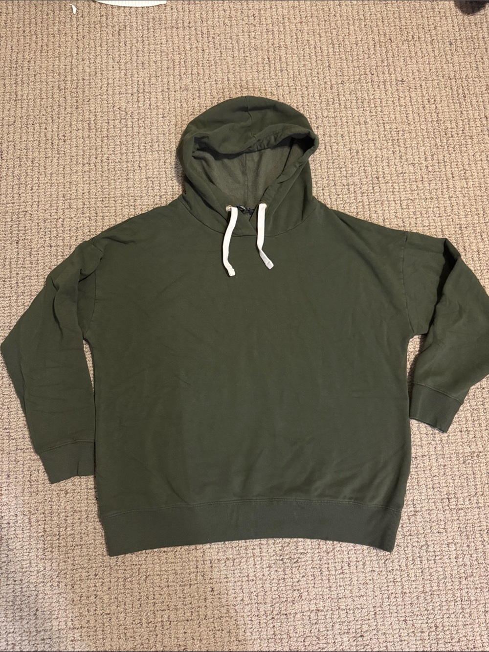 Olive Green Hoodie Sweatshirt